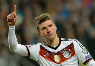  — © Fußball-Weltmeister Thomas Müller.  Photo:&nbsp;Peter Kneffel/Archiv Foto: Peter Kneffel