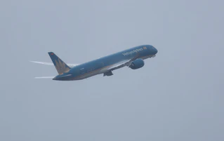 Erste Probleme bei der fast verunglückten Maschine von Vietnam Airlines offenbarten sich wohl schon auf dem Weg übers Rollfeld. — © Karl-Josef Hildenbrand/dpa
