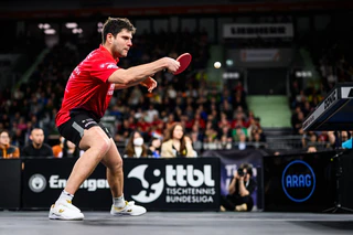 Dimitrij Ovtcharov und sein Verein TTC Fulda-Maberzell haben erneut das Finalturnier des TTBL-Pokals erreicht. (Archivbild) — © Tom Weller/dpa