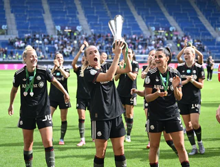 Titelverteidiger im Supercup: die Fußballerinnen des FC Bayern. (Archivbild)   — © Uli Deck/dpa