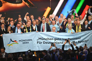 München will sich für Olympia bewerben. — © Marijan Murat/dpa