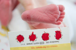 Die Gesundheitsministerin betont die Bedeutung des Neugeborenen-Screenings. (Symbolbild) — © Stefan Sauer/dpa