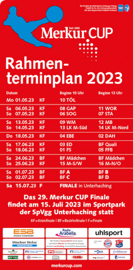  — © Merkur CUP Terminplan