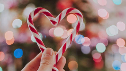 Zuckerstange Winter Weihnachten — © lilartsy / Unsplash