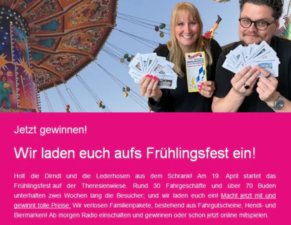 Newsletter — © Bild: Radio Arabella