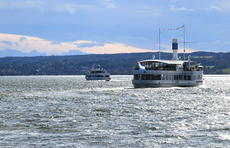 Am Ostersonntag beginnt die Saison für die Bayerische Seenschifffahrt. (Archivbild) — © Felix Hörhager/dpa