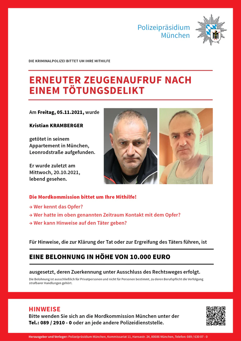  — © Bild: Polizei München