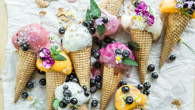 Eis Eissorte Eiscreme — © Brooke Lark / Unsplash