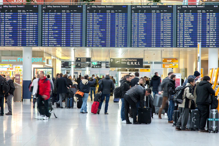Flughafen München Airport Passagiere — © Bild: Flughafen München GmbH