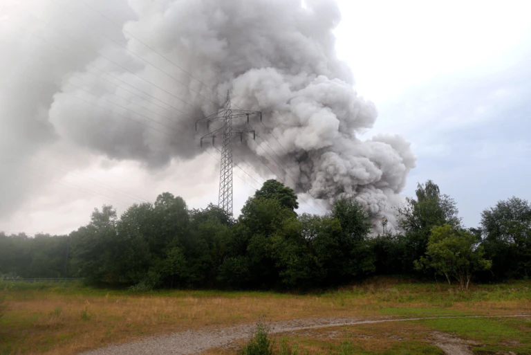 Großbrand, Recyclinghof — © Bild: Feuerwehr München