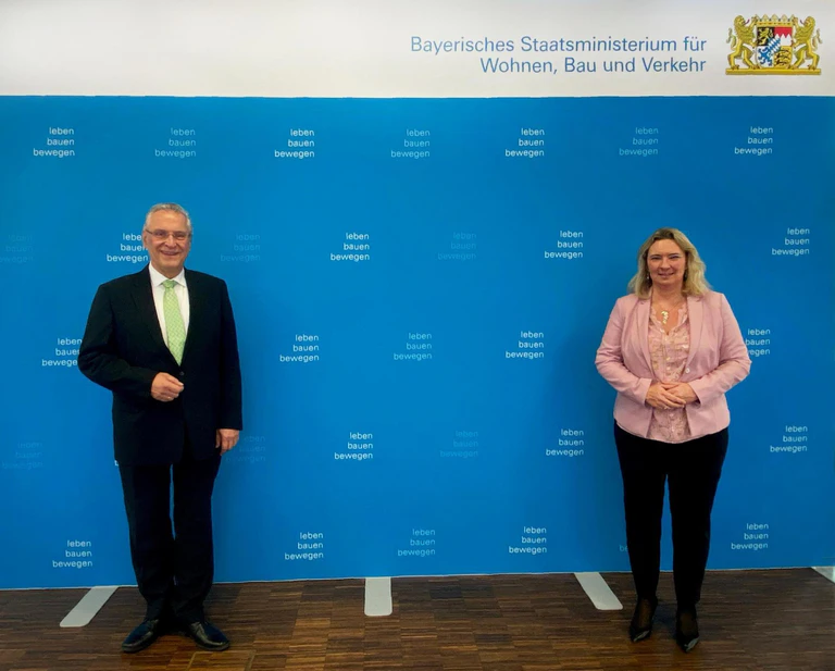 — © Verkehrsministerin Schreyer Innenminister Hermann