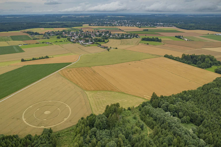 Kornkreis — © Bild © Fotograf Roman Schweda