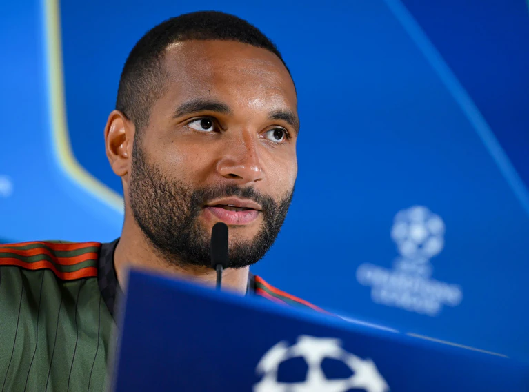 Abwehrspieler Jonathan Tah vom FC Bayern wird gegen PSG erneut heftig gefordert sein. — © Sven Hoppe/dpa