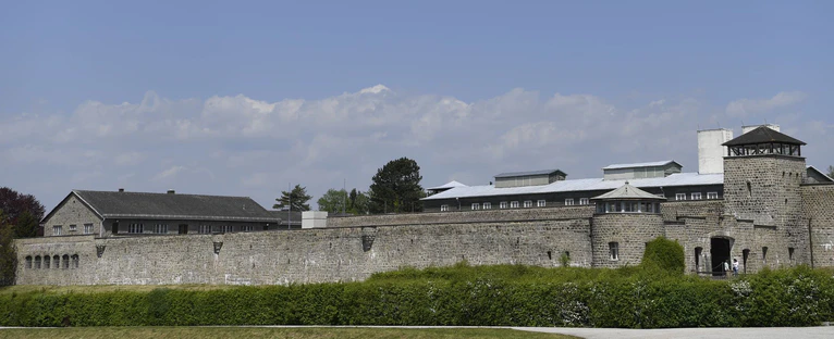 Ein Teil des ehemaligen nationalsozialistischen Konzentrationslagers Mauthausen. — © Harald Schneider/APA/dpa