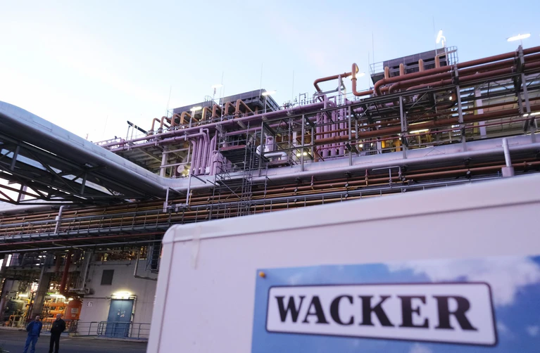Die Geschäfte der Wacker Chemie liefen 2024 schlecht. (Archivbild) — © Sebastian Willnow/dpa