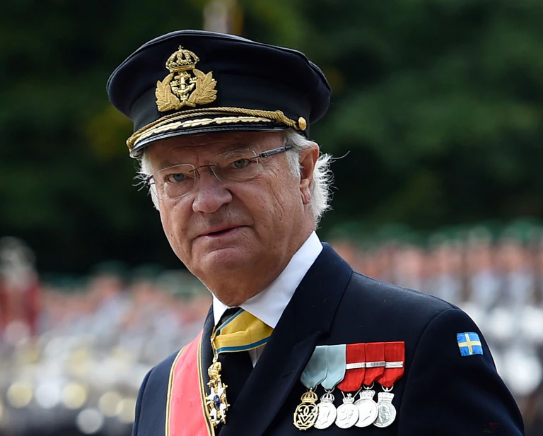 König Carl Gustaf trauert um seine Schwester Birgitta. (Archivbild) — © Rainer Jensen/dpa