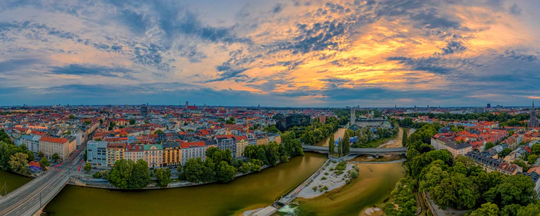 München Liebe Stadt Stadtteil — © AllesSuper21 / iStock