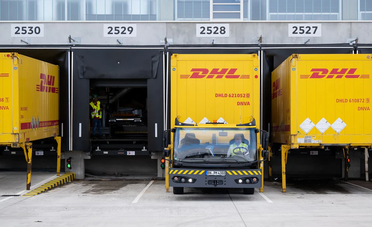 Auch das Paketzentrum in Aschheim bei München ist betroffen. (Archivbild) — © Sven Hoppe/dpa