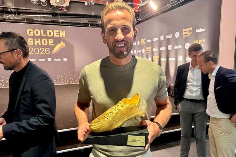 Harry Kane steht bei den Bayern noch bis Sommer 2027 unter Vertrag. — © Christoph Lother/dpa