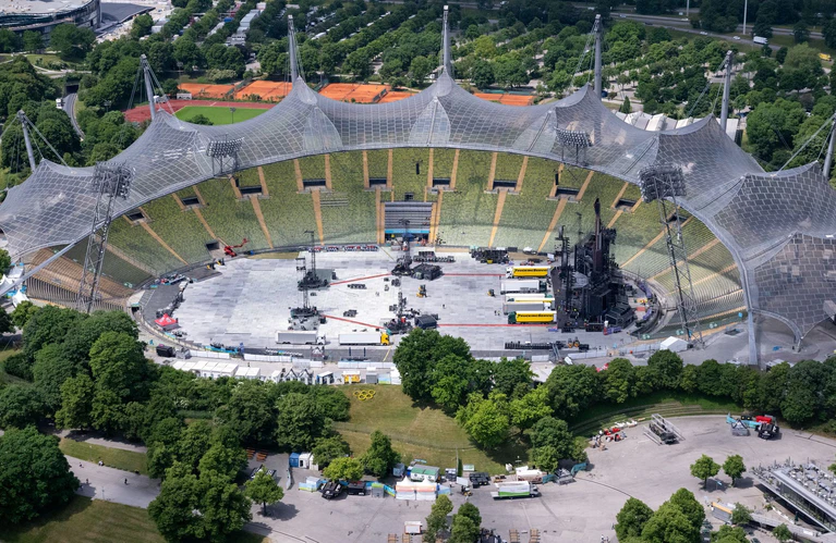 Zuletzt war das Olympiastadion häufig als Bühne für große Konzerte genutzt worden. (Archivbild) — © Sven Hoppe/dpa