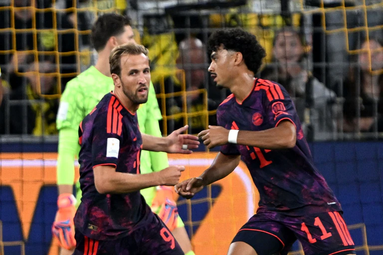 WM-Fahrer Harry Kane zeigte sich in Dortmund in starker Frühform. — © Federico Gambarini/dpa