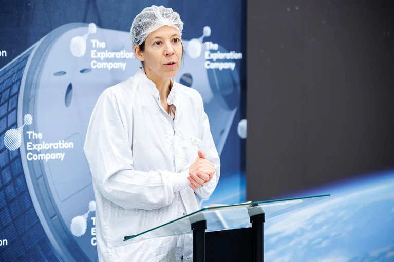 TEC-Chefin Hélène Huby im Jahr 2025. (Archiv) — © Matthias Balk/dpa