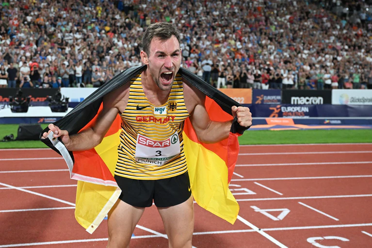 Niklas Kaul hat gute Erinnerungen an das Münchner Olympiastadion. (Archivbild) — © Sven Hoppe/dpa