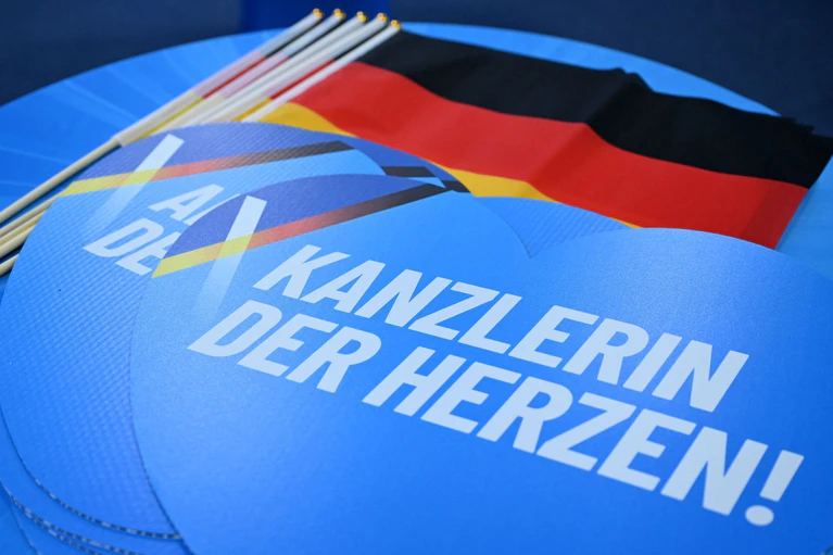 Die AfD in Bayern zeigt sich zufrieden. — © Sören Stache/dpa