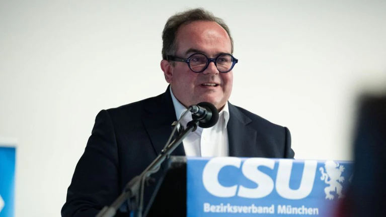 Ex-Wirtschaftsreferent Baumgärtner wurde zum Oberbürgermeisterkandidaten der Münchner CSU gekürt.   — © Leonie Asendorpf/dpa