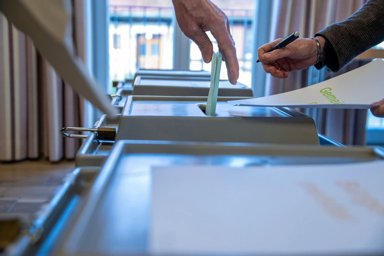 In Wülfershausen waren etwa 1.300 Menschen wahlberechtigt. (Symbolbild) — © Pia Bayer/dpa