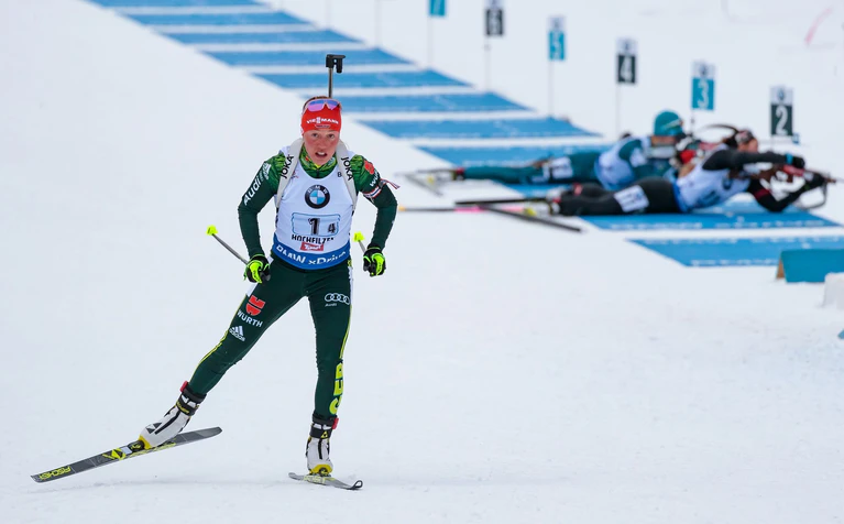 Laura Dahlmeier war die beste Skijägerin ihrer Zeit. (Archivbild) — © picture alliance / Expa/Jfk/APA/dpa