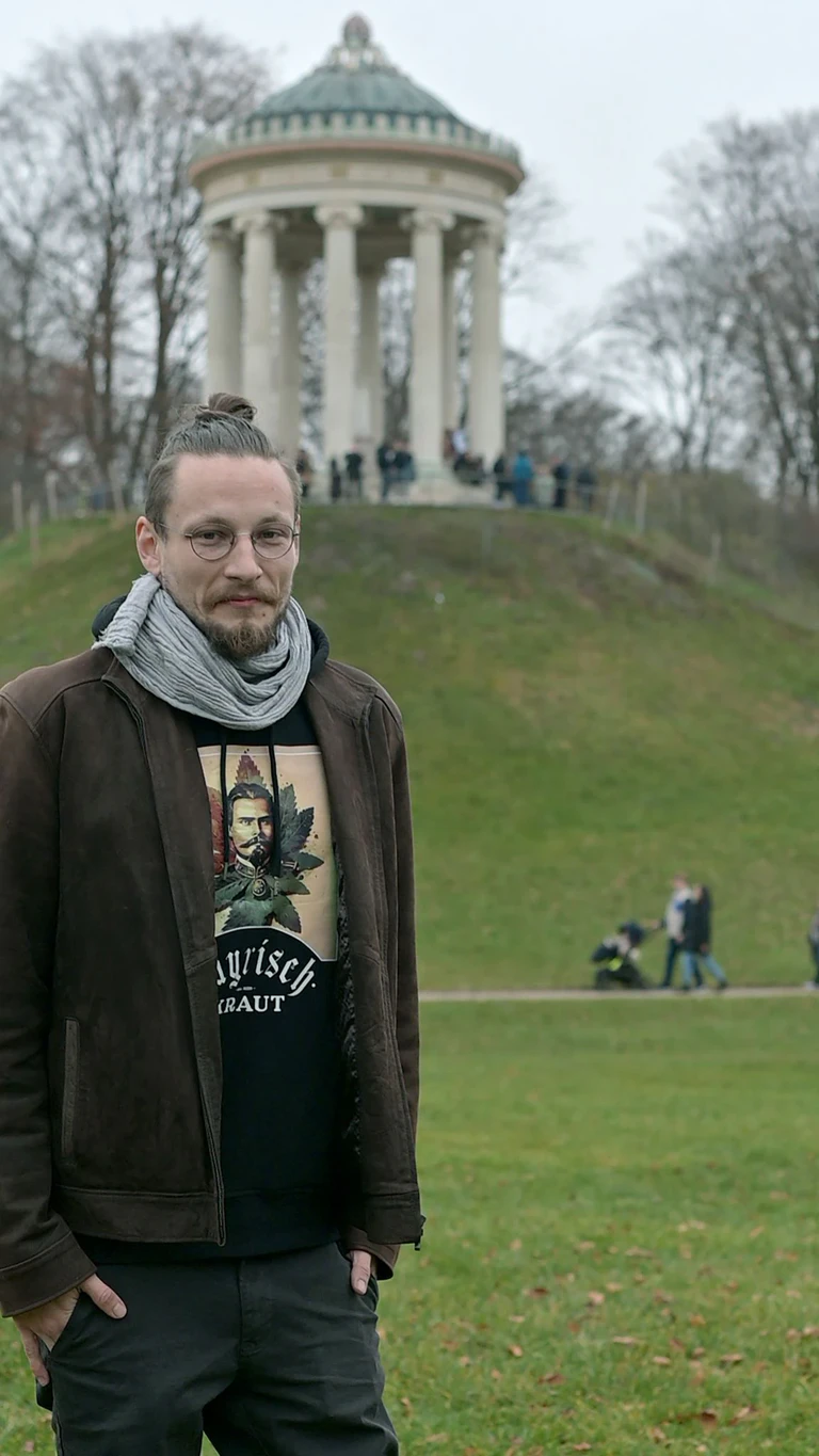 Emanuel Burghard klagt gegen das Verbot. — © Lucas Caspari
