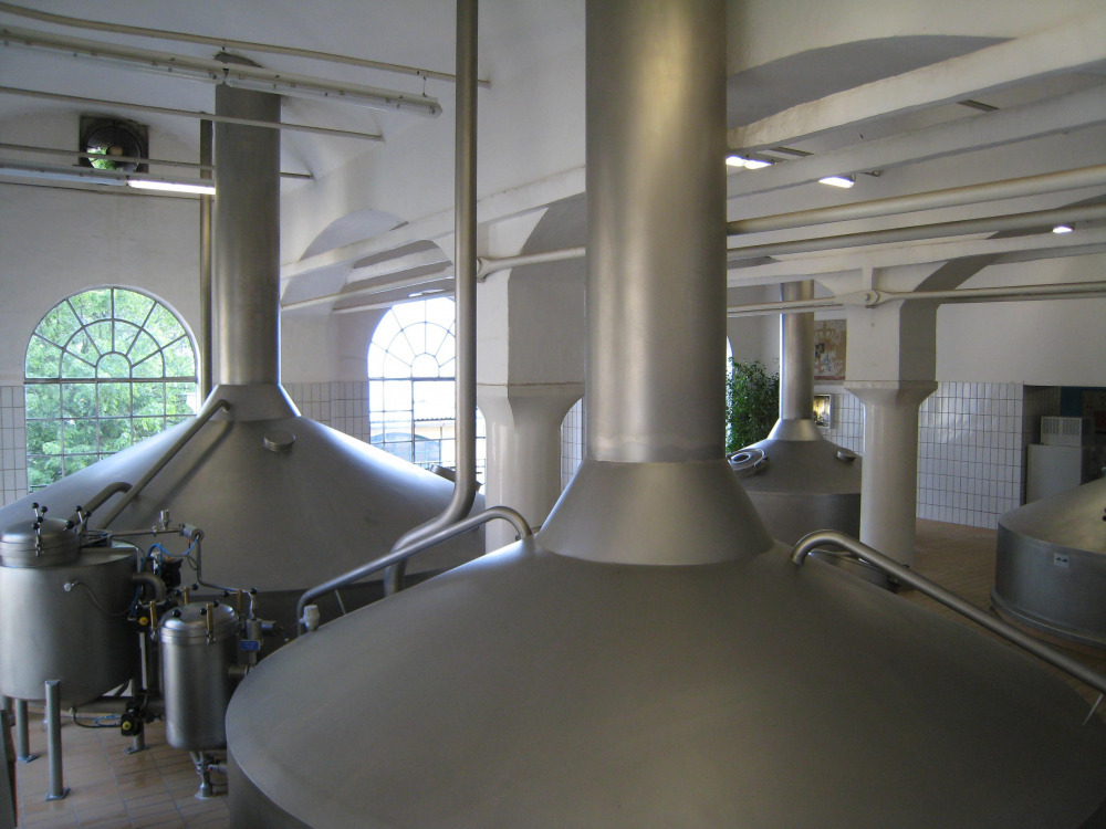 Bayerische Staatsbrauerei Weihenstephan Freising, Bild:  © Weihenstephan –&nbsp;Das Sudhaus der Brauerei