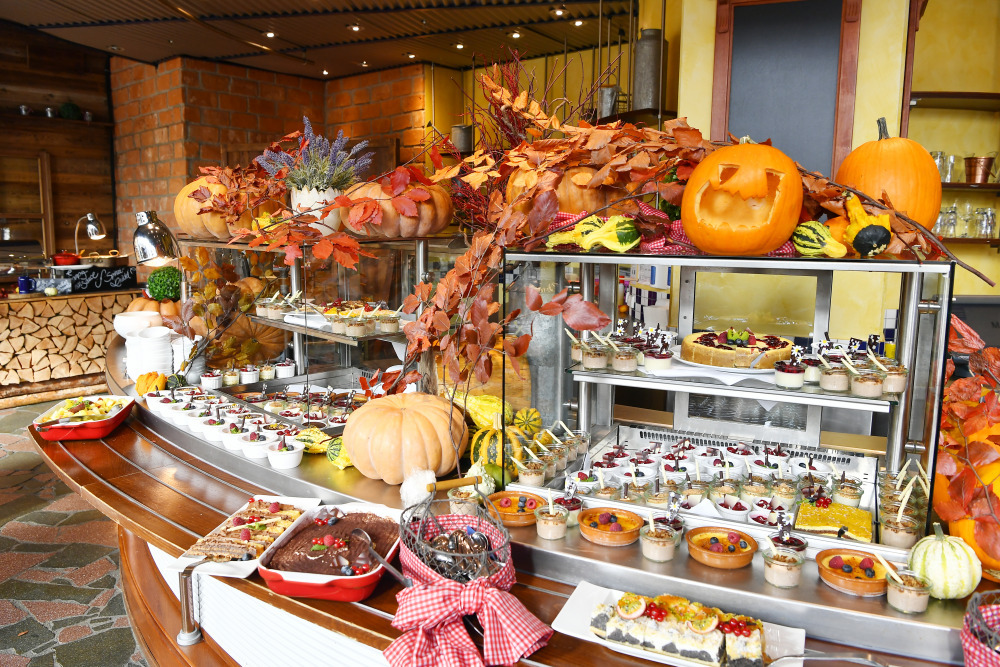 Frühstück, Büffet, Airbräu, Bild: Frühstücksbuffet im Airbräu