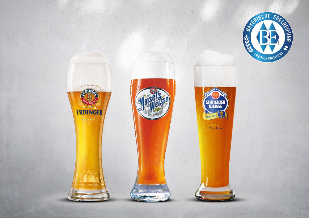 Bier, Bayerische Edelreifung, Weißbier, Qualitätsoffensive, Erdinnere Weißbräu, Schneider Weisse, Gebrüder Maisel, © Bild: Servicebüro Bayerische Edelreifung