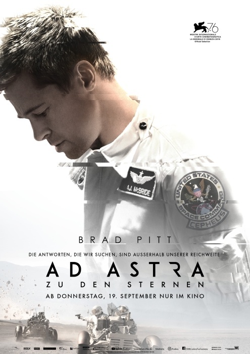 Ad Astra Kinoplakat, Bild: 20th Century Fox