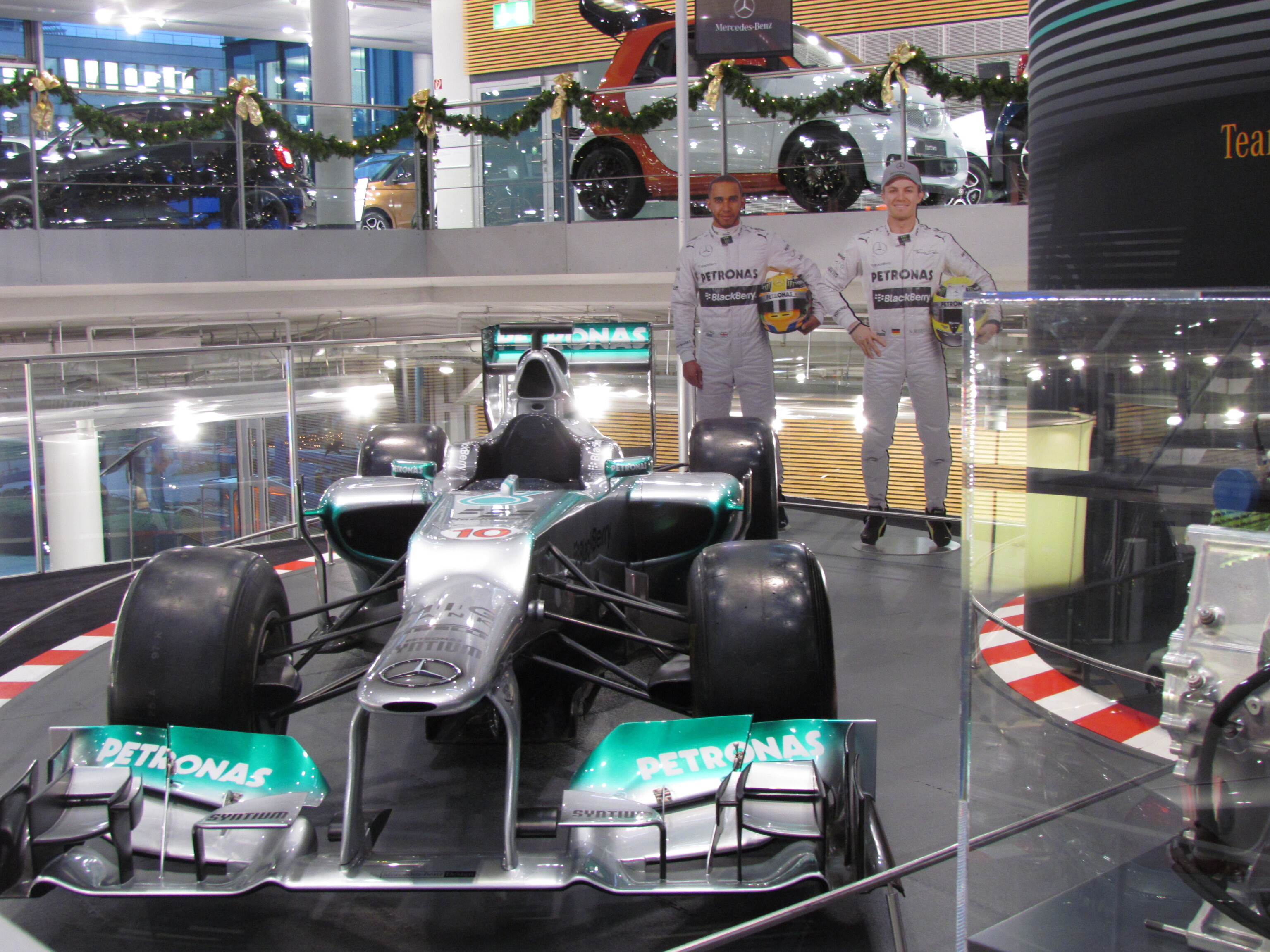 Formel 1 Ausstellung bei Mercedes-Benz
