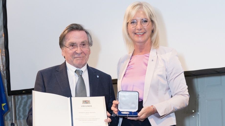 Elmar Wepper und Ulrike Scharf, © Bild: StMAS / Nötel